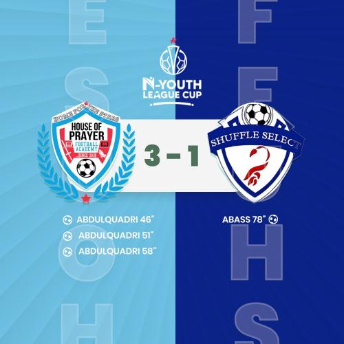 HOUSE OF PRAYER ASSEMBLY FOOTBALL ACADEMY vs SHUFFLE SELECT FOOTBALL ACADEMY week 1