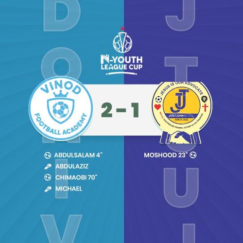 VINOD FOOTBALL ACADEMY VS JUSTJOHN FC WEEK 3